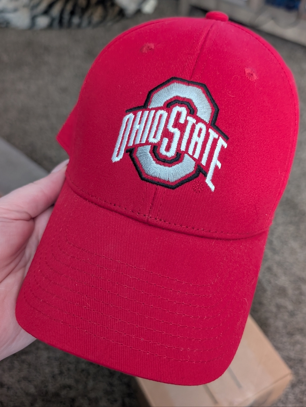 2/$20 Ohio State Red Baseball Cap Unisex